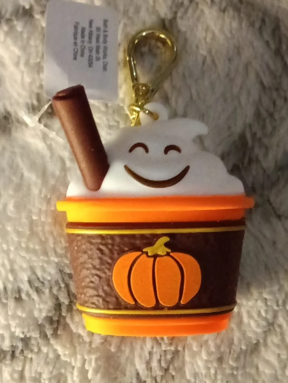 🎃Pumpkin Spice Hand Sanitizer Keychain Charm -Pocket-bac Holder🎃
